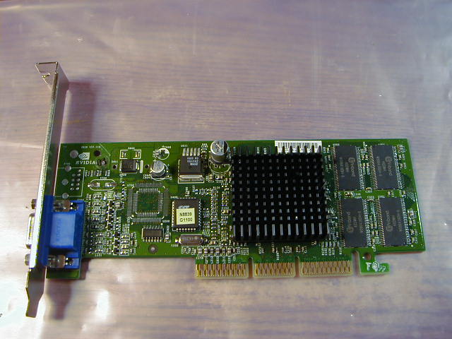 NVIDIA GeFORCE 2 MX 32MB 3D GRAPHIC AGP VIDEO CARD #202  